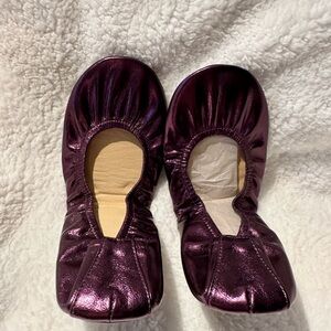 Brand new, never worn Black Grape Rainbow Storehouse Flats size 10